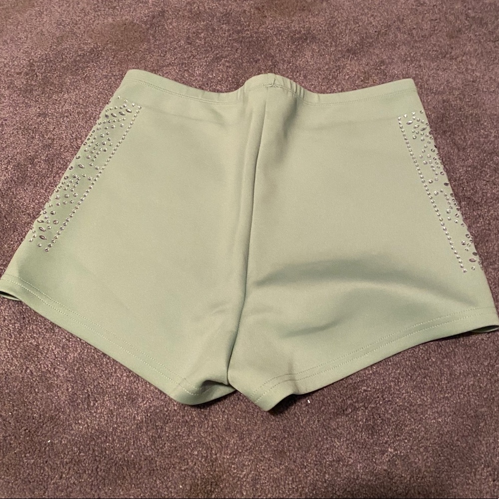 Forever21 Rhinestone Short Shorts - Picture 2 of 5